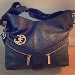 Michael Kors Jamesport Leather Shoulder Tote